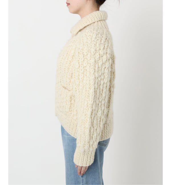 IENA LA BOUCLE「IENA LA BOUCLE スラブウールハンドニットブルゾン」|その他|