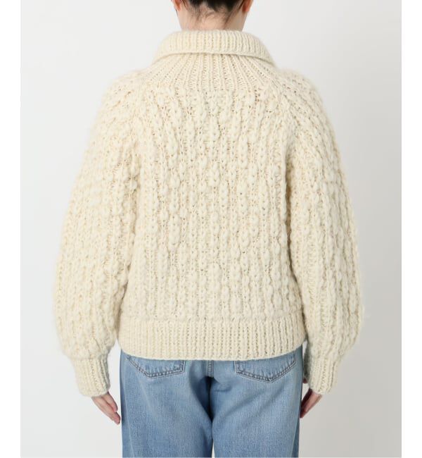 IENA LA BOUCLE「IENA LA BOUCLE スラブウールハンドニットブルゾン」|その他|