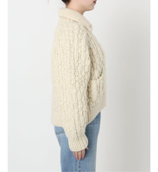 IENA LA BOUCLE「IENA LA BOUCLE スラブウールハンドニットブルゾン」|その他|