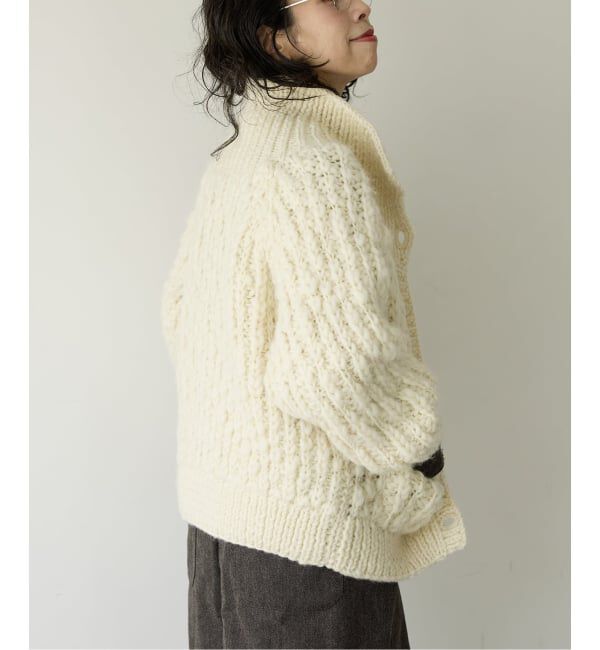 IENA LA BOUCLE「IENA LA BOUCLE スラブウールハンドニットブルゾン」|その他|