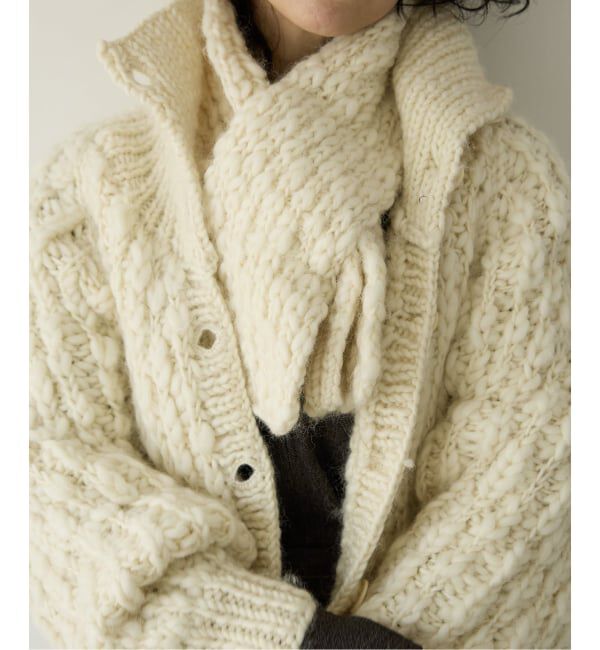 IENA LA BOUCLE「IENA LA BOUCLE スラブウールハンドニットブルゾン」|その他|