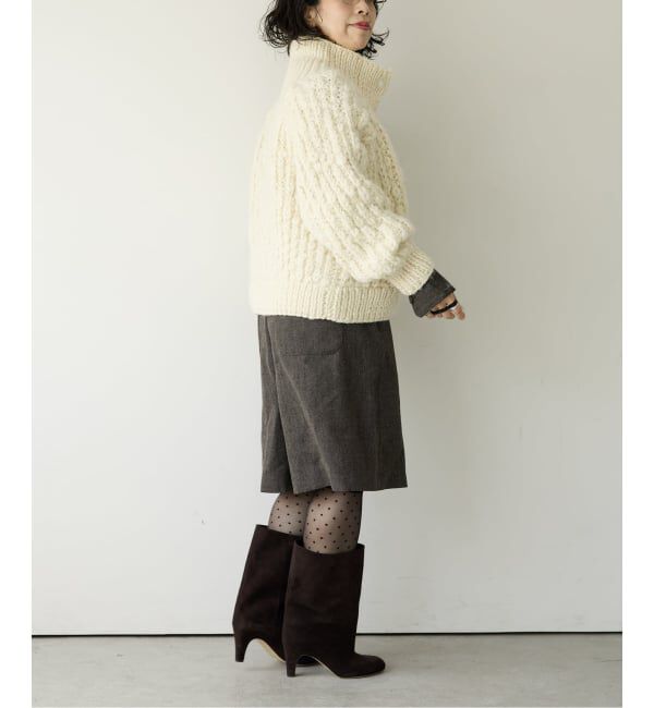 IENA LA BOUCLE「IENA LA BOUCLE スラブウールハンドニットブルゾン」|その他|