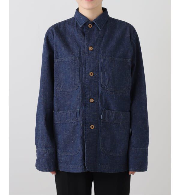IENA「デニムカバーオール」|その他|ネイビー