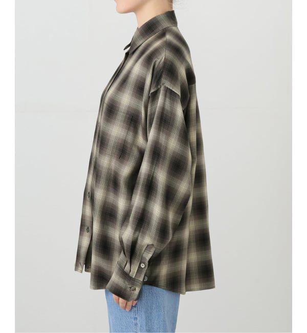 IENA「チェックカシュクールシャツ」|シャツ・ブラウス|