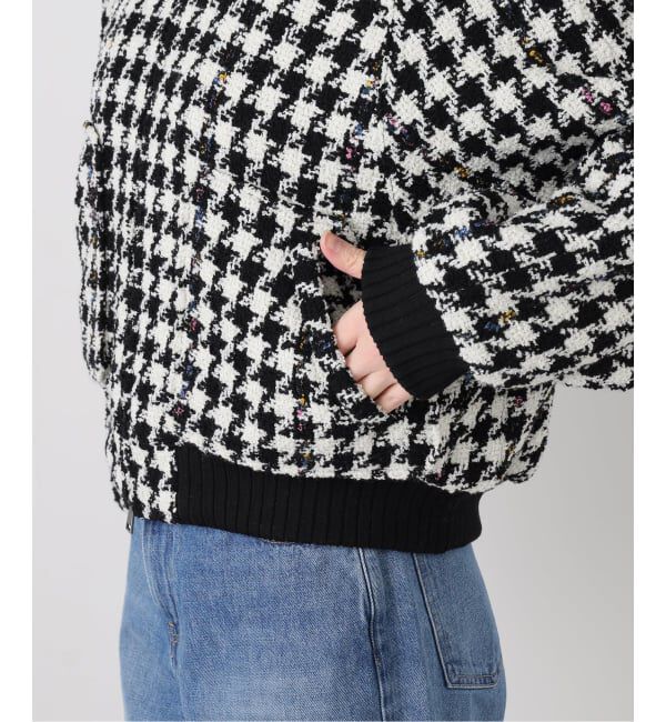 IENA LA BOUCLE「IENA LA BOUCLE ハウンドトゥースツィードブルゾン」|その他|