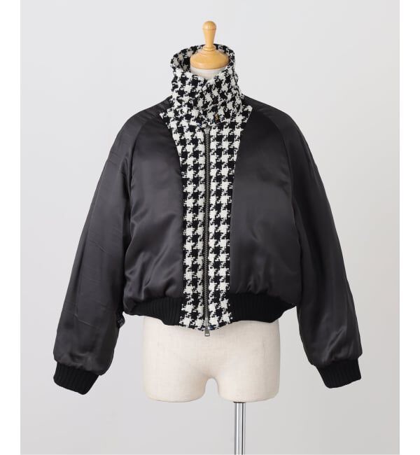 IENA LA BOUCLE「IENA LA BOUCLE ハウンドトゥースツィードブルゾン」|その他|