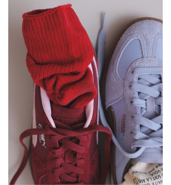 SLOBE IENA「《2点セット》ソックス&times;バンダナ HappySet」|ソックス|レッド