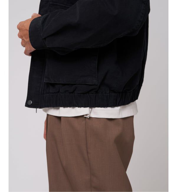 EDIFICE「ダック ウォッシュド フライト ブルゾン」|その他|