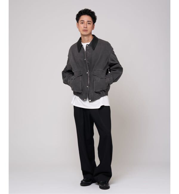 EDIFICE「ダック ウォッシュド フライト ブルゾン」|その他|