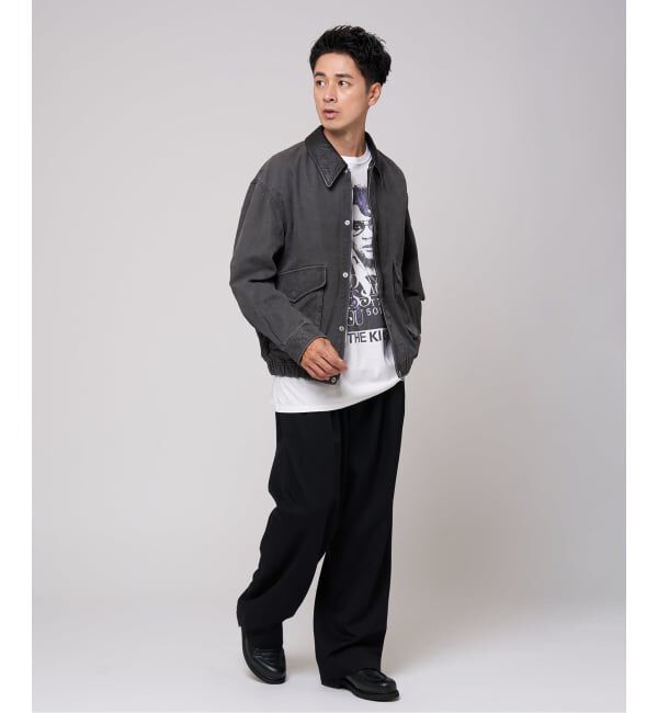 EDIFICE「ダック ウォッシュド フライト ブルゾン」|その他|