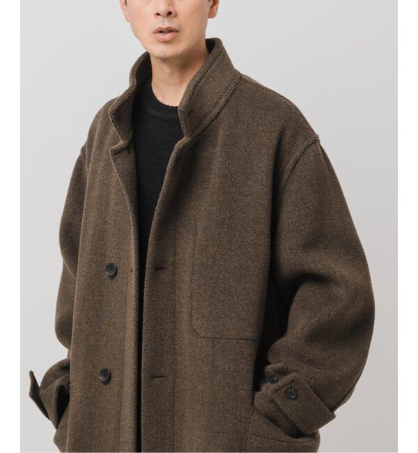 EDIFICE「E. トリプルパイル ローブ コート」|その他|グリーン E