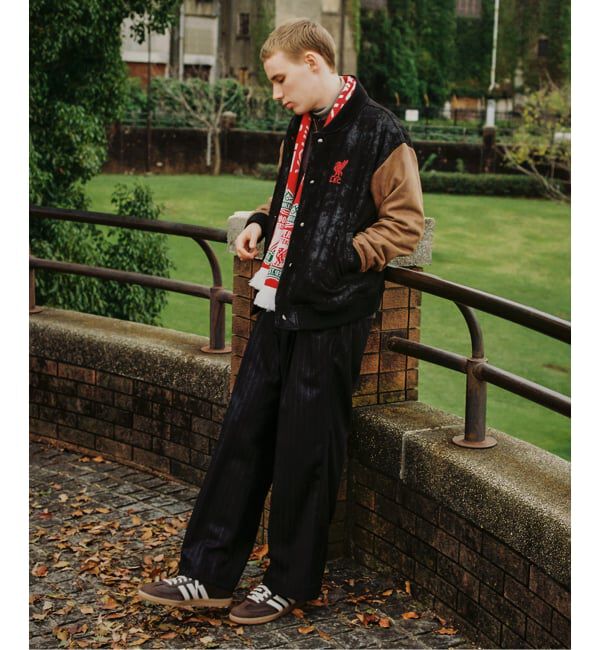 Liverpool FC「【Liverpool FC / リバプール FC】Fake Leather Emboss Print Blouson」|その他|