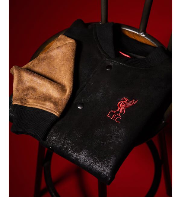 Liverpool FC「【Liverpool FC / リバプール FC】Fake Leather Emboss Print Blouson」|その他|