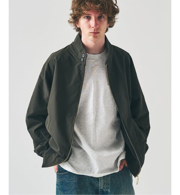 417 EDIFICE「ツイルハリントンジャケット」|その他|ブラック