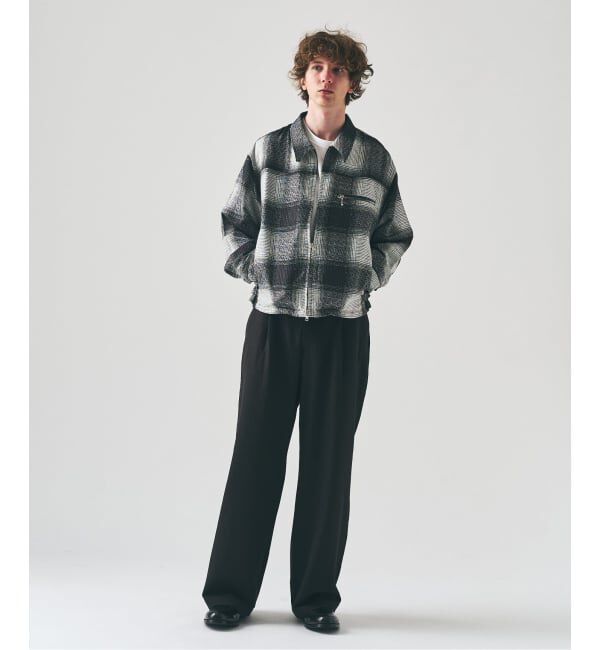 417 EDIFICE「オンブレチェックジップブルゾン」|その他|