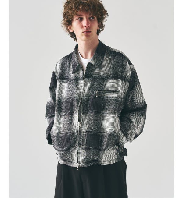 417 EDIFICE「オンブレチェックジップブルゾン」|その他|