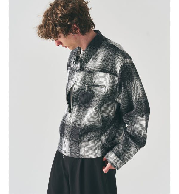 417 EDIFICE「オンブレチェックジップブルゾン」|その他|