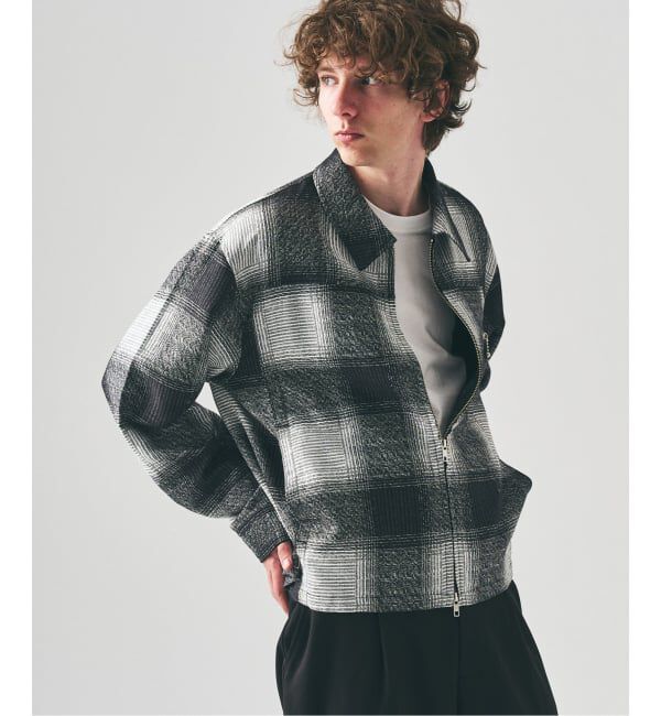 417 EDIFICE「オンブレチェックジップブルゾン」|その他|