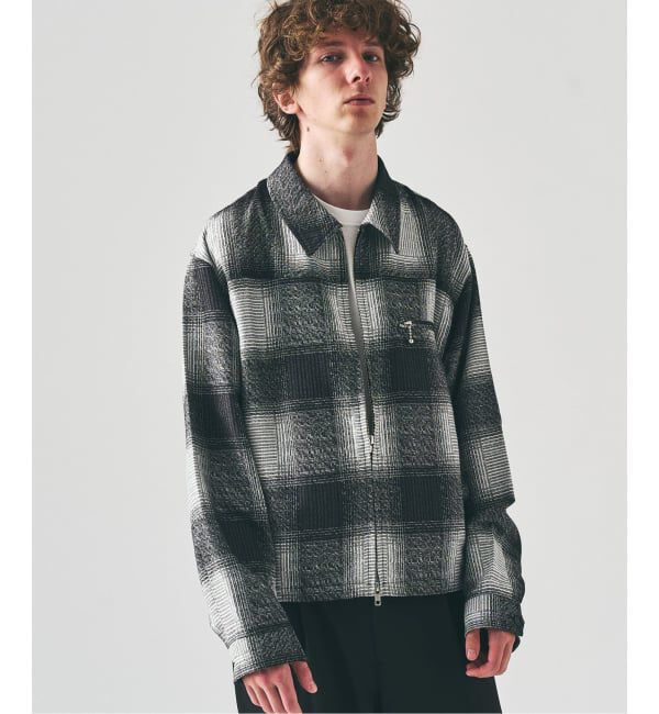 417 EDIFICE「オンブレチェックジップブルゾン」|その他|