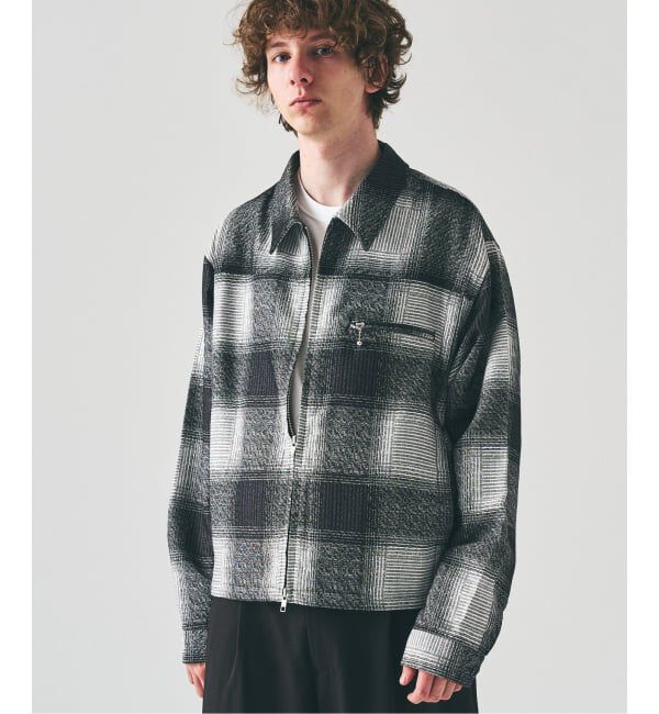 417 EDIFICE「オンブレチェックジップブルゾン」|その他|