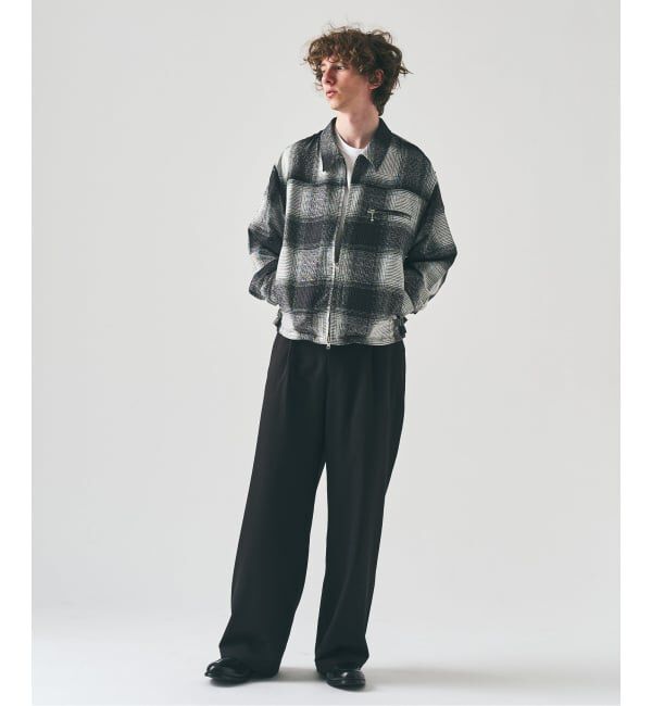 417 EDIFICE「オンブレチェックジップブルゾン」|その他|