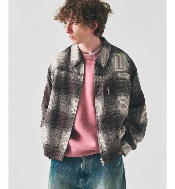 417 EDIFICE「オンブレチェックジップブルゾン」|その他|