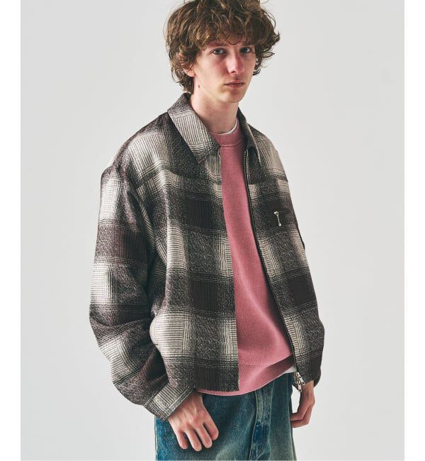 417 EDIFICE「オンブレチェックジップブルゾン」|その他|