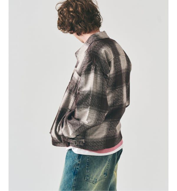 417 EDIFICE「オンブレチェックジップブルゾン」|その他|