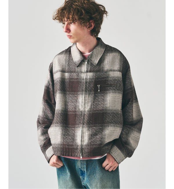 417 EDIFICE「オンブレチェックジップブルゾン」|その他|