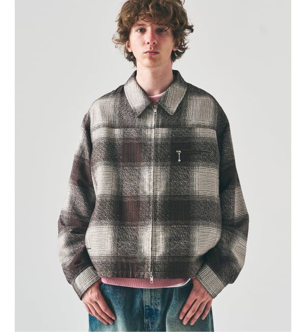 417 EDIFICE「オンブレチェックジップブルゾン」|その他|
