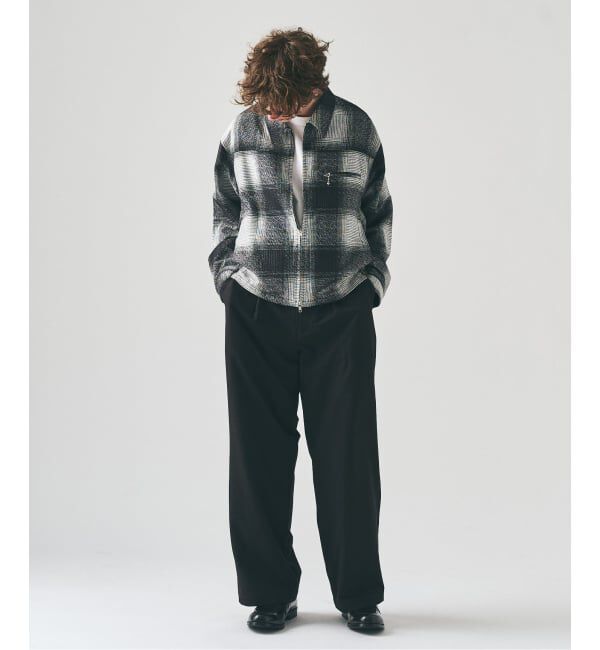 417 EDIFICE「オンブレチェックジップブルゾン」|その他|