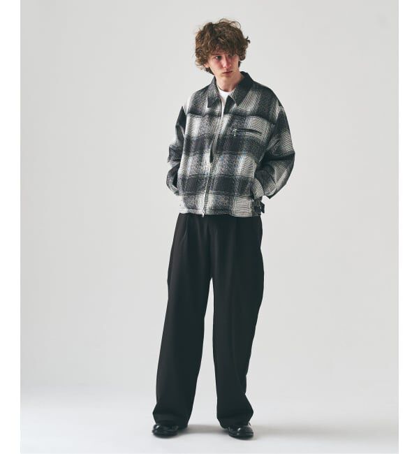 417 EDIFICE「オンブレチェックジップブルゾン」|その他|