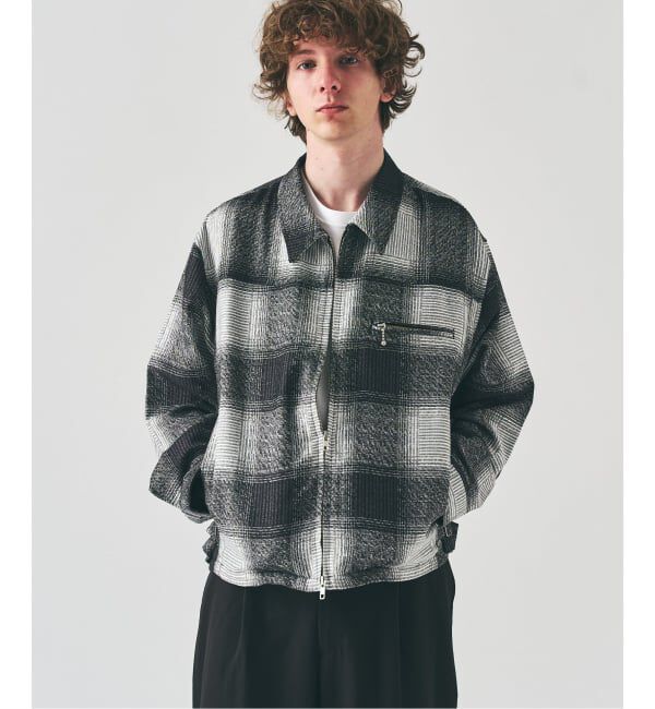 417 EDIFICE「オンブレチェックジップブルゾン」|その他|