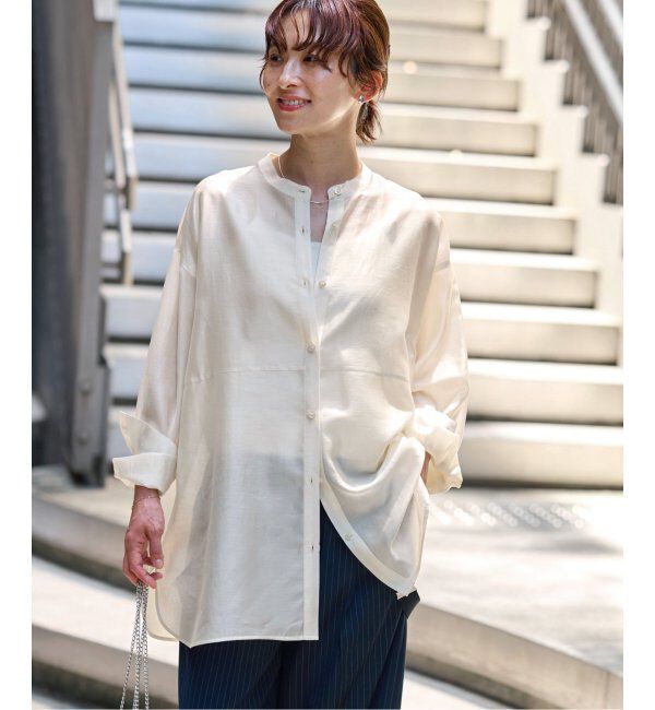 JOURNAL STANDARD relume「ソフトブライトウエストシームシャツ」|シャツ・ブラウス|ナチュラル