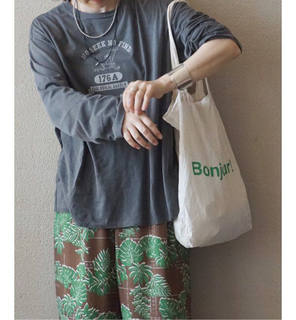 journal standard luxe「オーバーダイプリントロンT」|Tシャツ・カットソー|グレー