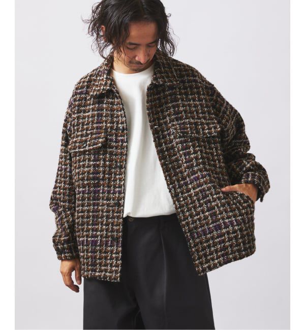 JOURNAL STANDARD relume「ループ ツイードチェック CPO ブルゾン」|その他|