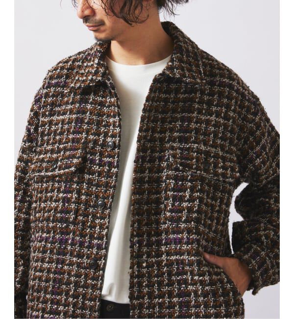 JOURNAL STANDARD relume「ループ ツイードチェック CPO ブルゾン」|その他|