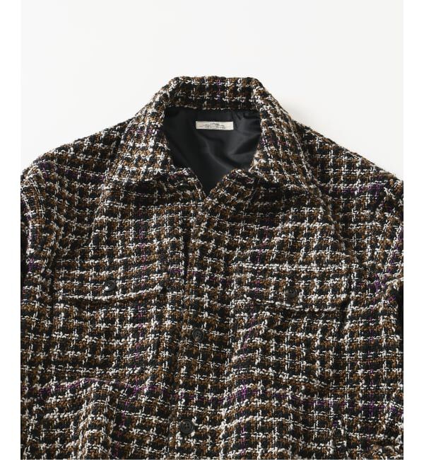 JOURNAL STANDARD relume「ループ ツイードチェック CPO ブルゾン」|その他|