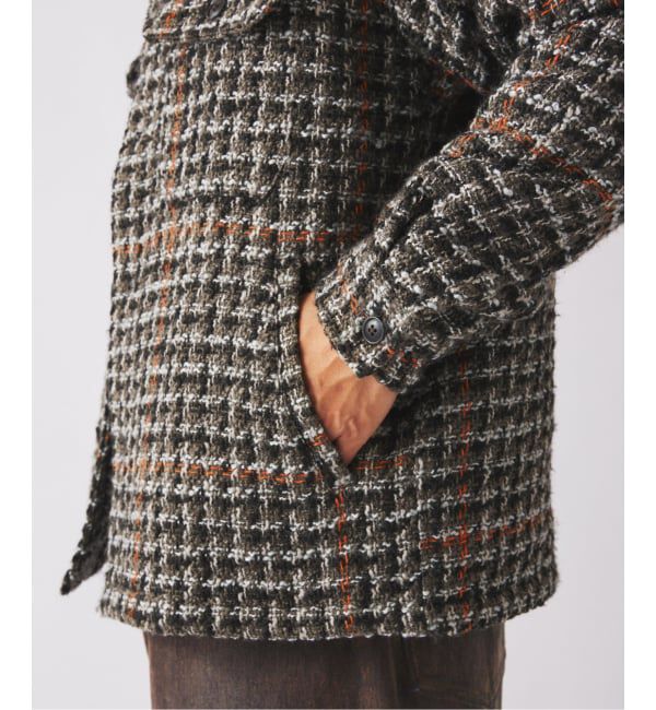 JOURNAL STANDARD relume「ループ ツイードチェック CPO ブルゾン」|その他|
