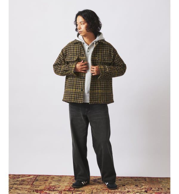 JOURNAL STANDARD relume「ループ ツイードチェック CPO ブルゾン」|その他|