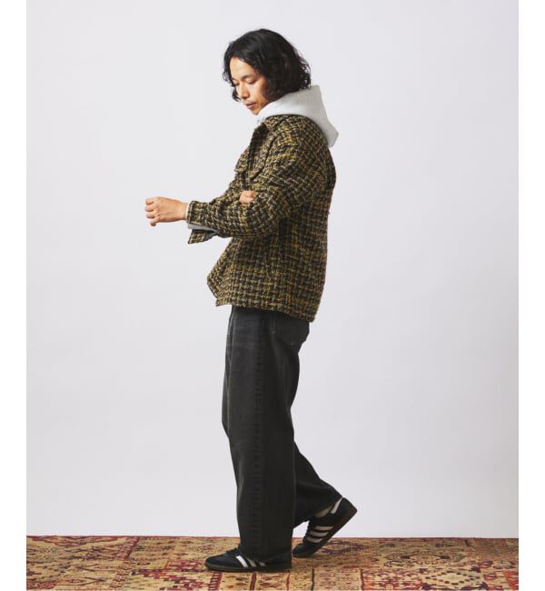 JOURNAL STANDARD relume「ループ ツイードチェック CPO ブルゾン」|その他|