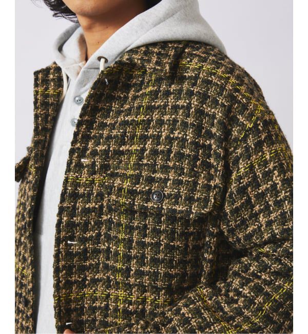 JOURNAL STANDARD relume「ループ ツイードチェック CPO ブルゾン」|その他|