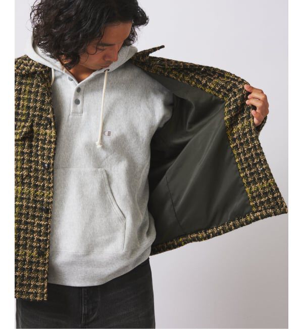 JOURNAL STANDARD relume「ループ ツイードチェック CPO ブルゾン」|その他|