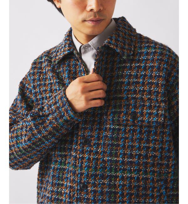 JOURNAL STANDARD relume「ループ ツイードチェック CPO ブルゾン」|その他|