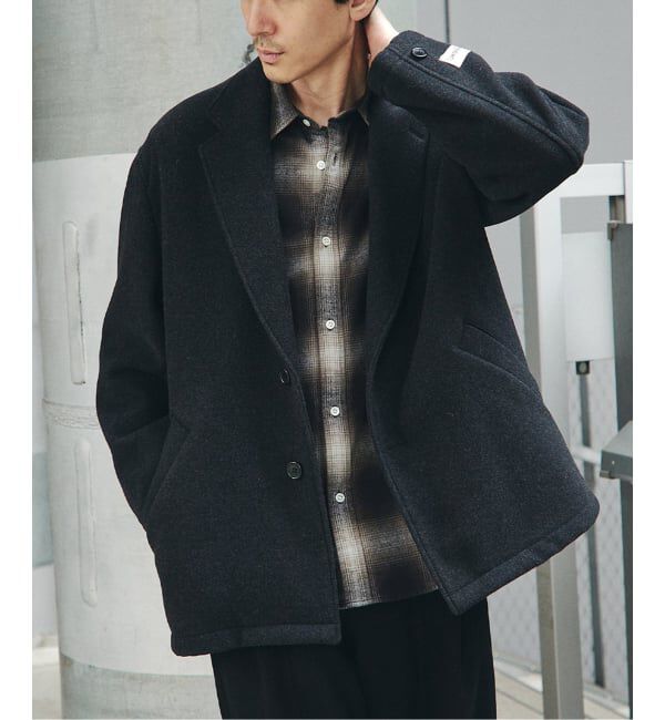 JOURNAL STANDARD「S140 ウール モッサ オーバー ジャケット」|その他|ブラック A