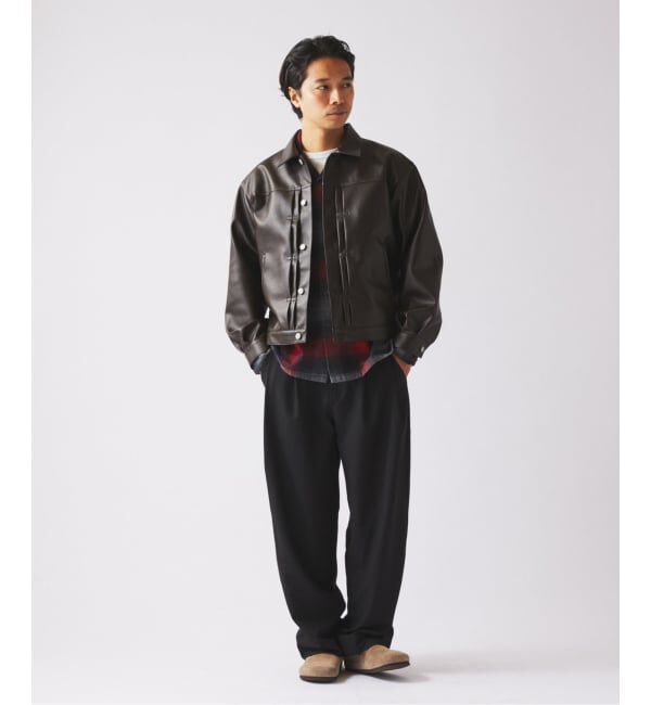 JOURNAL STANDARD relume「シンセティック レザー トラッカージャケット」|その他|