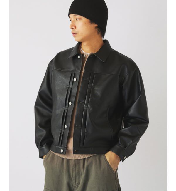 JOURNAL STANDARD relume「シンセティック レザー トラッカージャケット」|その他|