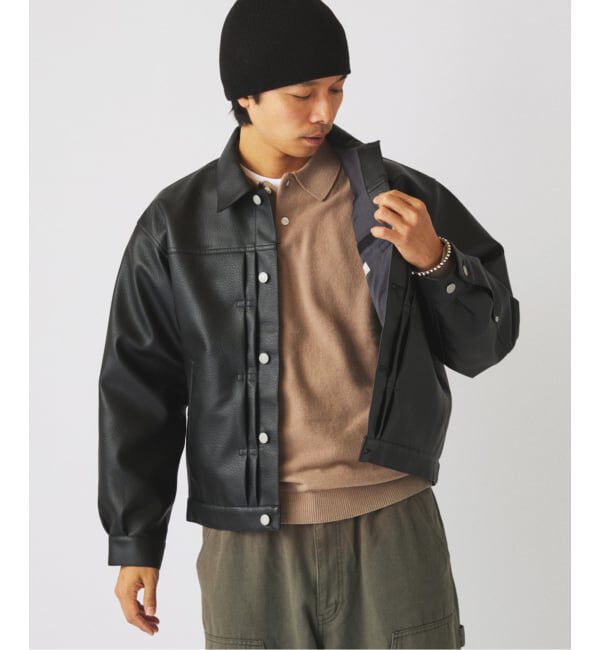 JOURNAL STANDARD relume「シンセティック レザー トラッカージャケット」|その他|
