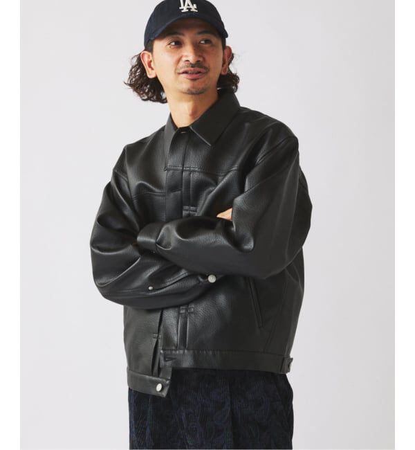 JOURNAL STANDARD relume「シンセティック レザー トラッカージャケット」|その他|