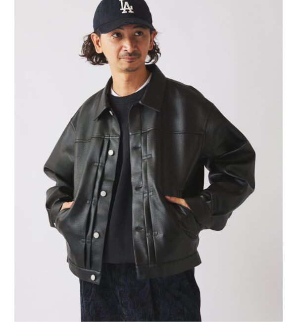JOURNAL STANDARD relume「シンセティック レザー トラッカージャケット」|その他|